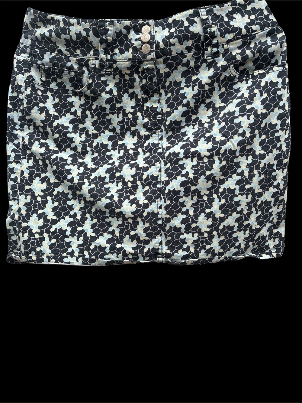 Ann Taylor LOFT Floral Stretch Cotton Mini Skirt – Size 6